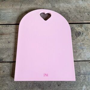 Paris Hilton Pink Cutting Board with Heart Handle